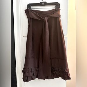 Anthropologie midi length skirt size 0